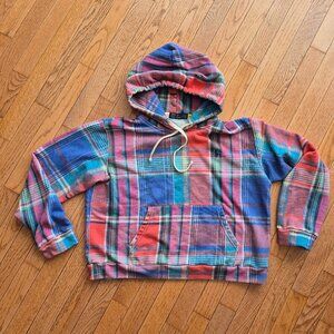 Polo by Ralph Lauren Lightweight Plaid Hoodie Youth XL (18-20)